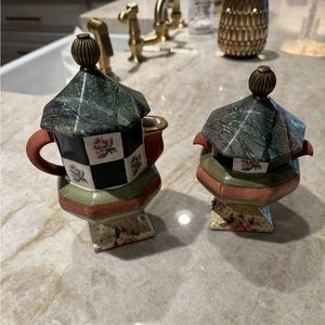 Mackenzie Childs Torquay Cream and Sugar Set